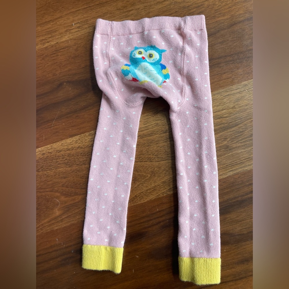 Baby boden footless tights with owl bum 12-18m